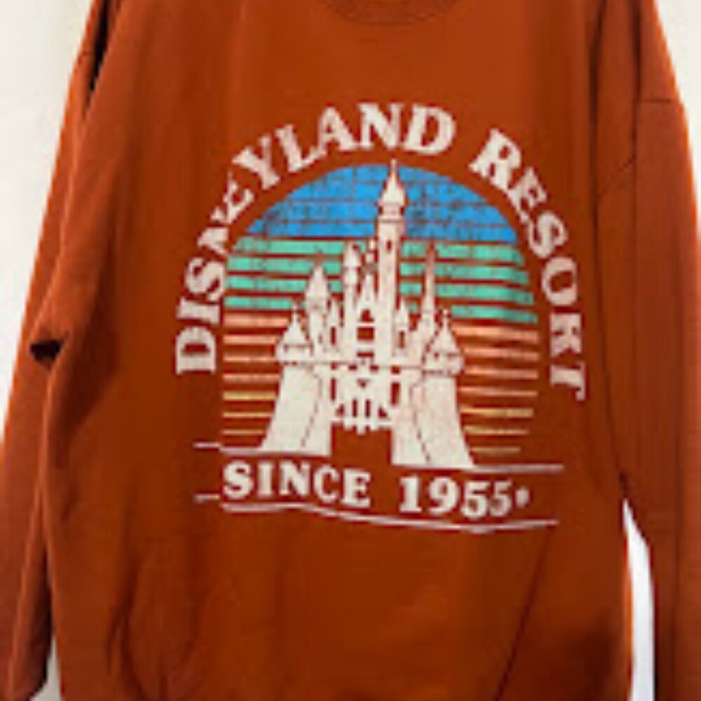 Amber / Rust Colored Disneyland Sweater